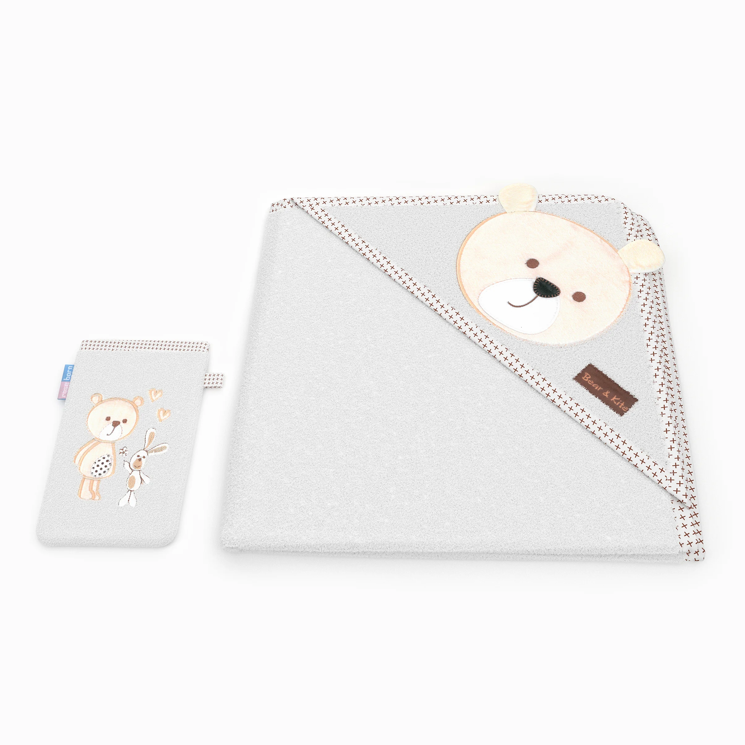 ست حوله دو تکه Bear And Kite